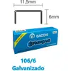 Grampeador 106/6 Aço 3500 Grampos