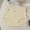 Pantaletas de algodón puro antibacterianas de 10A con entrepierna extendida, hipoalergénicas, transpirables, de cintura alta, bragas para mujer con control de abdomen postparto