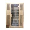 Sauna móvil personalizada, sauna móvil de infrarrojos lejanos para el hogar, doble sala de sudoración, salón de belleza para el hogar, sala de sudoración