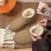 Botas de Nieve para Mujer Invierno 2026 Nuevas Impermeables Antideslizantes Suela Gruesa Aumentadoras de Altura Zapatos Grandes de Algodón Forro de Felpa Calidez Engrosada Zapatos Hinchados