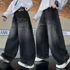 Roupas Infantis Meninos Estilo Primavera e Outono Calças 2026 Novas Roupas de Outono Crianças Médias e Mais Velhas Jeans Meninos Outono Casual Calças Longas