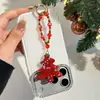 [un Árbol de Navidad] Nuevo Colgante de Árbol de Navidad Colorido y Soñador con Cuentas, Exquisito, de Alta Gama, Versátil y Hermosa Cadena para Teléfono Móvil