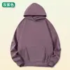 Sudadera con capucha pesada de rizo grande de 500g Hombros caídos holgados para hombre y mujer Pareja Talla grande Color liso Chaqueta casual tipo pullover