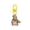 Llavero de Goma Suave de Fantasma de Halloween Dibujado Hebilla de Puerta en Forma de 8 en Forma de U Llavero Pinza de Langosta Figura de Muñeco Hebilla Colgante Adorno