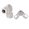 Acero Inoxidable 316L Fundición por Forja Matriz de Rectificado para Funda de Tarjeta Codo Plegable SKUEK12.7 Codo Ángulo Recto de 90 Grados Reductor Doble para Tarjeta 8mm