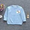 Ropa para niños pequeña y mediana suéter de algodón con bordado de dibujos animados cárdigan patrón de bordado aleatorio liquidación de cabello no se devuelve no se cambia