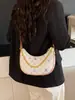 Bolsa da lua tendência de design nicho estilo coreano nova primavera 2026 moda vintage corrente ombro transversal axila