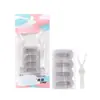 A1058 LMLTOP Adesivo para Pálpebra Dupla 100 Pares Fino Oliva Alargado Natural Invisível Adesivo para Olho