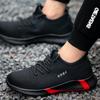 Zapatos Aislados para Todas las Estaciones, Zapatos de Electricista Resistentes al Desgaste y Seguros para Hombre, Tejido Fly-Knit de Caña Baja, Anti-Golpes, Anti-Perforación, Zapatos de Trabajo Aislados 10Kv