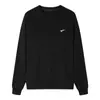 Sudadera para Hombre 2026 Primavera y Otoño Nueva Manga Larga Pulóver Estilo Versátil Algodón de Bucle Pequeño Cuello Redondo Camiseta Base de Algodón Puro