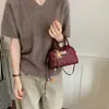 Bolsa de Bowling Pequena Estilo Fragrância Acolchoado Diamante 2026 Novo Nível Sensorial Moda Retrô Versátil Ombro Mão Transversal