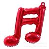 16 puntos nota doble 8 puntos nota simple globo de modelado musical de papel de aluminio globo de película de aluminio para fiesta de cumpleaños infantil