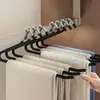 Colgador de almacenamiento para pantalones, perchero multifuncional para ropa, elegante perchero para pantalones con forma de ganso, antideslizante, perchero simple para armario del hogar
