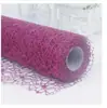 Materiais Decorativos para Jardim de Infância Malha Recortada Embalagem de Rosa Artesanal Malha para Buquê Fundo de Malha Cacheado DIY Jacquard Espesso