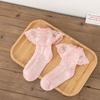 23 calcetines de encaje de longitud media para niñas, nuevos calcetines de algodón de princesa dulce para niñas, calcetines de encaje Lolita para niños.