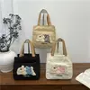 Nueva Bolsa de Lona de Moda para Mujer de Gran Capacidad Estudiante Casual Linda de Moda Oso Bolsa de Compras Bolsa de Almuerzo Bolsa de Almuerzo Portátil