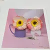 Cabezas de Flores de Amapola Hechas a Mano para Bricolaje, Flores de Amapola Artificiales para Tocados que Combinan con Hanfu, Ramos de Flores Especiales para Arreglos de Piso de Boda