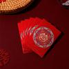 Mini Sobres Rojos de Boda, Paquetes Rojos Pequeños con Palabras de Feliz Boda, Sobres Rojos para Bloquear la Puerta, Suministros de Boda al por Mayor