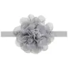 Diadema de encaje de gasa con flor para niños, accesorios para el cabello de bebé, venta al por mayor, 13 colores opcionales