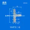 Conector T de Diâmetro Igual para Mangueira Conector Plástico Junta Miniatura Mangueira de Borracha Conector 7,9mm-25mm