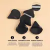 Esponja de Terciopelo Triangular Transfronteriza, Cojín que No Absorbe Polvo, Set de Correctores, Polvos Fijadores, Esponja de Belleza, Herramientas de Belleza al por Mayor