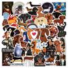 800 Corgi Pastor Alemán Shar-Pei Teckel Husky Varias Calcomanías de Dibujos Animados Calcomanías para Niños Venta al por Mayor