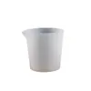 Taza Mezcladora de Resina de Amapola Herramienta para Mezclar Yeso Velas Medición Líquidos Taza de Silicona Graduada Molde 50ml