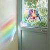 Fun-j006 laser galhos coloridos pássaro flores janela de vidro embelezamento adesivos decorativos para janela atacado