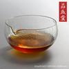 Tazón de Burbujas Secas de Vidrio Hecho a Mano Coleccionable Tazón de Té Cucharilla de Sub-té Cucharilla de Burbujas Secas Juego de Tazón Zen Tazón para Té Verde Accesorios para Juego de Té