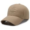 Gorra con visera bordada con letras, gorra de béisbol para exteriores a prueba de sol, gorra sencilla para mujer que combina con todo, gorra de protección solar con letras bordadas pequeñas que hace que la cara se vea pequeña, para hombre