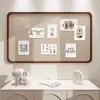 Pegatinas de Pared de Fieltro Tablero de Fondo para Pared de Fotos Pared de Exhibición Decoración de Pared Tablero de Corcho Creativo Pared de Fotos para Mensajes Paneles de Pared Autoadhesivos