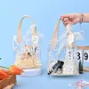 520 Bolso de Mano Transparente de PVC Bolsa de Recuerdo para Boda y Compromiso Bolsa de Regalo de Cumpleaños Plástico Bolsa de Regalo para el Día del Niño