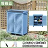 Gabinete de Almacenamiento para Exteriores, Gabinete de Almacenamiento Resistente a la Corrosión, Protección Solar e Impermeable para Exteriores, Gabinete de Utilidad, Cuarto de Almacenamiento, Cuarto de Herramientas para Patio Trasero de Jardín