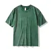 Popular 230g Estilo Americano Lavada Vintage Gola Redonda Manga Curta Unissex Marca Tendência Verão 2026 Algodão Puro Camiseta Fábrica Atacado