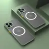 Capa Magnética para Celular com Toque de Pele Adequada para Apple 17Promax Tendência 16 Furos Finos 11 Botões de Cor Contrastante 7/8g Fosca