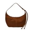 Bolsa Transversal Retro de Camurça Transfronteiriça para Mulheres 2025 Nova Casual Simples Bolsa Bolinho Grande Capacidade Bolsa de Ombro