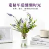 Transfronterizo Nuevo Modelo Lavanda Artificial Fruta Vidrio Falso Agua Decoración para el Hogar Artículos Planta Verde Artificial en Maceta Flores Falsas Adornos de Escritorio