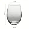 Taza de agua de vidrio creativa con forma de huevo para jugos y bebidas frías, taza de desayuno de leche de alta estética, taza mezcladora engrosada para uso doméstico