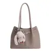 Bolso Retro Relajado de Gran Capacidad para Mujer 2025 Otoño e Invierno Nuevo Bolso de Hombro para el Trabajo Bolso Tote Casual de Mano