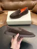 Sapatos masculinos de camurça estilo italiano de luxo leve para o dia a dia com forro laranja STN, sola grossa antiderrapante, modelo popular de comércio exterior, sapatos versáteis para o dia a dia