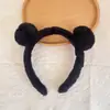 Faixa de Cabelo Lavável Feminina Fofa 2025 Novo Headwear de Desenho Animado Lavar o Rosto Aplicar Máscara Faixa de Cabelo Antiderrapante Faixa de Cabeça de Pelúcia