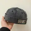 Gorra de Melón de Color Sólido Estilo Japonés Unisex Moda Simple Casual Versátil Sin Visera Todas las Estaciones Gorra de Propietario Primavera Verano Nuevo Modelo