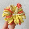 Ins Color Caramelo Cuerda para el Cabello Sin Costuras Anillo para el Cabello Encaje para Mujer Goma Pequeña de Alto Valor de Color Accesorios para el Cabello de Niños Venta al por Mayor