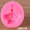 3 piezas de molde de silicona con forma de corona para azúcar, molde de arcilla para chocolate, molde decorativo para pasteles, molde para hornear DIY