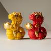 Adornos del Zodiaco Chino del Fabricante, Decoraciones para el Hogar que Atraen la Riqueza, Regalos Auspiciosos de Dragón para Inauguración de Casa, Artesanías Decorativas