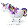 Brinquedo de Balão de Filme de Alumínio Formato de Animal de Estimação Andante Desenho Animado Cachorro Pato Pinguim Andante Balão de Hélio Atacado