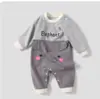 Macacão Novo para Bebê Primavera e Outono 2023 Macacão de Primavera para Menino Roupa de Fora Roupas para Menina Macacão de Manga Longa
