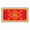Feliz 99 punto de cruz Wufu linmen (Fortuna) sala de estar Pintura decorativa de bordado grande serie estilo chino