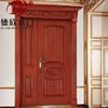 Suministro de fábrica puerta de madera maciza puerta de tronco puerta moderna de madera maciza pintada puerta interior insonorizada juego puerta de madera