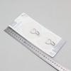 Gancho Adhesivo Transparente Nano Sin Rastro con Adhesivo Trasero Sin Taladro Puerta de Entrada Trasera Almacenamiento para Colgar Paraguas Llave Sombrero
